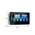 thumbnail image 4 of AUTOESTEREO TOUCH 7" MIRROR LINK ANDROID Y IOS/CAMARA DE REVERSA/CAR PLAY/FM/BT/USB/MP5/MICRO SD/LUZ LED/4x75 W, 4 of 9