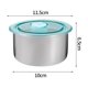 thumbnail image 3 of Utensilios de cocina HWRETIE,contenedor de acero inoxidable para conservar alimentos frescos con tapa,ideal para el refrigerador y la cocina,contenedor de alimentos duradero, 3 of 9