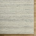 thumbnail image 5 of Hauteloom Capote Capote Modern Hand Tufted Natural Fiber Wool Area Rug - Contemporary Abstract Solid Color Carpet for Living Room, Bedroom, Dining Room - Ivory, Gray, Charcoal - 5' x 7'6", 5 of 6