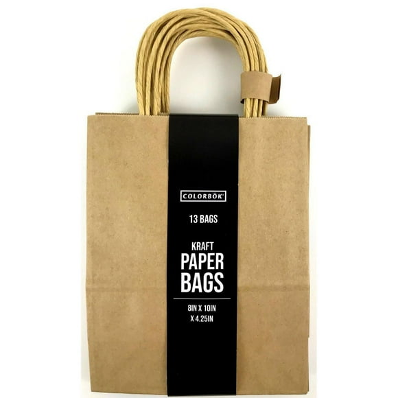 Grands sacs pour artisanat en papier kraft 13