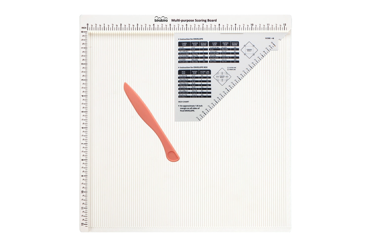 Bira Craft 12 X 12 inch Multi-Purpose Scoring Board & Score and Fold Tool,  5 7/8 inch (Scoring Board)