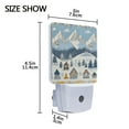 thumbnail image 4 of Yayeee LED Night Light for The Home Plug in With Light Sensors 2 Pack, Winter Village Serenity, 4 of 6