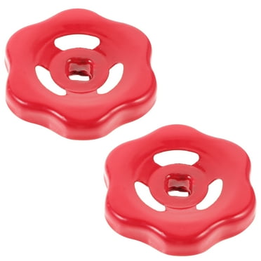 landege 2pcs Shower Faucet Handle 7mm Square Hole Water Gate Handle Outdoor Faucet Handle