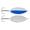 Blue, variant on South Bend Shud-L-Spoon 1/4oz Chrome, Spoon
