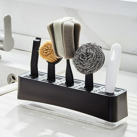 

Qepwscx Kitchen Dish Brush Set - Deep Cleaning Scrub Brushes Kit With Storage Holder 1 Removeable Handle With 4 Different Replaceable Cleaning Brush Heads Cleaning Supplies Clearance