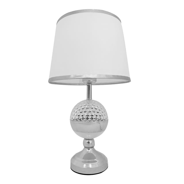 Lámpara De Buró Mesa y Escritorio Cerámica Minimalista plateado YC037853