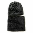 thumbnail image 2 of HESHENG Boys Girls Winter Beanie Hat Scarf Gloves Set Fleece Outdoor Activities Warm Knit Cap Gift for Kids , Red, 2 of 4