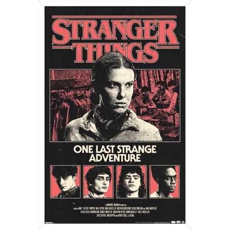 Netflix Stranger Things: Season 5 (2025) - One Last Strange Adventure Wall Poster 14.725 x 22.375 Framed