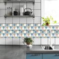 thumbnail image 4 of Dww-6 Pices Bleu Vert Grille Hexagonale (20*20cm) - Carreaux Autocollants Pour La Cuisine, Le Salon, La Salle De Bain Et La Dcoration Intrieure Autoco, 4 of 5