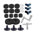 thumbnail image 3 of 23 Piezas de Accesorios de Repuesto para Platillos, Funda para Batería, Almohadillas de Fieltro Livianas, Funda para Soporte de Platillos para Piezas Negro, 3 of 8