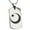 Silver, variant on Stainless Steel Obu Samurai Crest Engraved Dog Tag Pendant Necklace