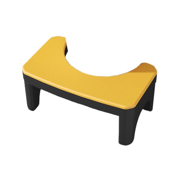CASAFUN Stackable Toilet Potty Stool for Adults, Heavy Duty Plastic Portable Squatting Poop Foot Stool, Bathroom Non-Slip Toilet Assistance Step Stool fits 14"-16" Standard Toilets