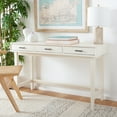 thumbnail image 2 of SAFAVIEH Hawthorn Solid Retro 3 Drawer Writing Desk, Antique Pearl, 2 of 15