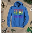 thumbnail image 3 of S4E Men's Pride Gay LGBTQ Rainbow Hoodie Sweatshirts XXX-Large Royal Blue, 3 of 4
