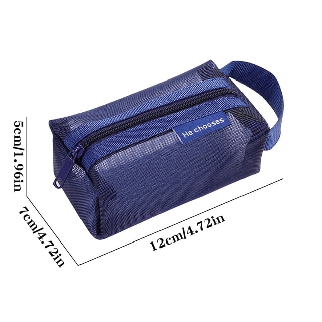 Grands Sacs de Rangement, Portefeuille en Maille de Nylon Grande Capacité Sac à Clés Sac à Cartes Sac à Argent Sac de Rangement Transparent, Petits Sacs en Maille, Petit Sac en Maille