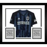Framed Rolf Feltscher LA Galaxy Autographed Match-Used #25 Blue Jersey from the 2020 MLS Season - Fanatics Authentic Certified