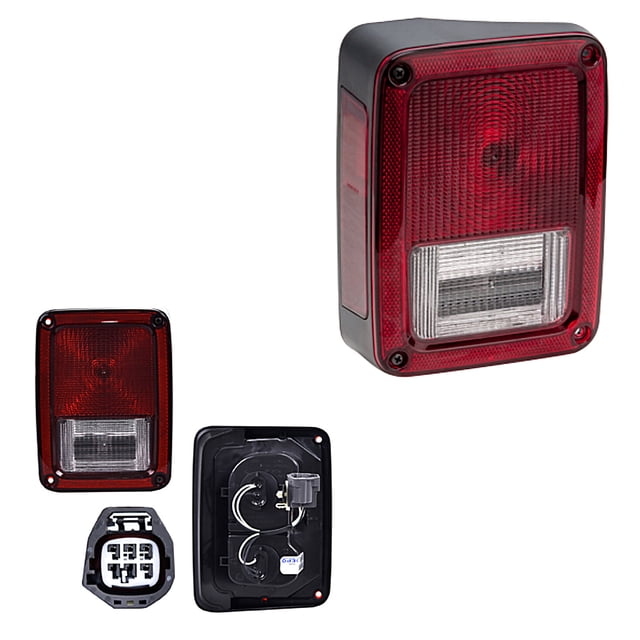 Par de Calaveras DEPO 2007 A 2018 Jeep Izquierdo 301222364728511 Derecho 301222363528510