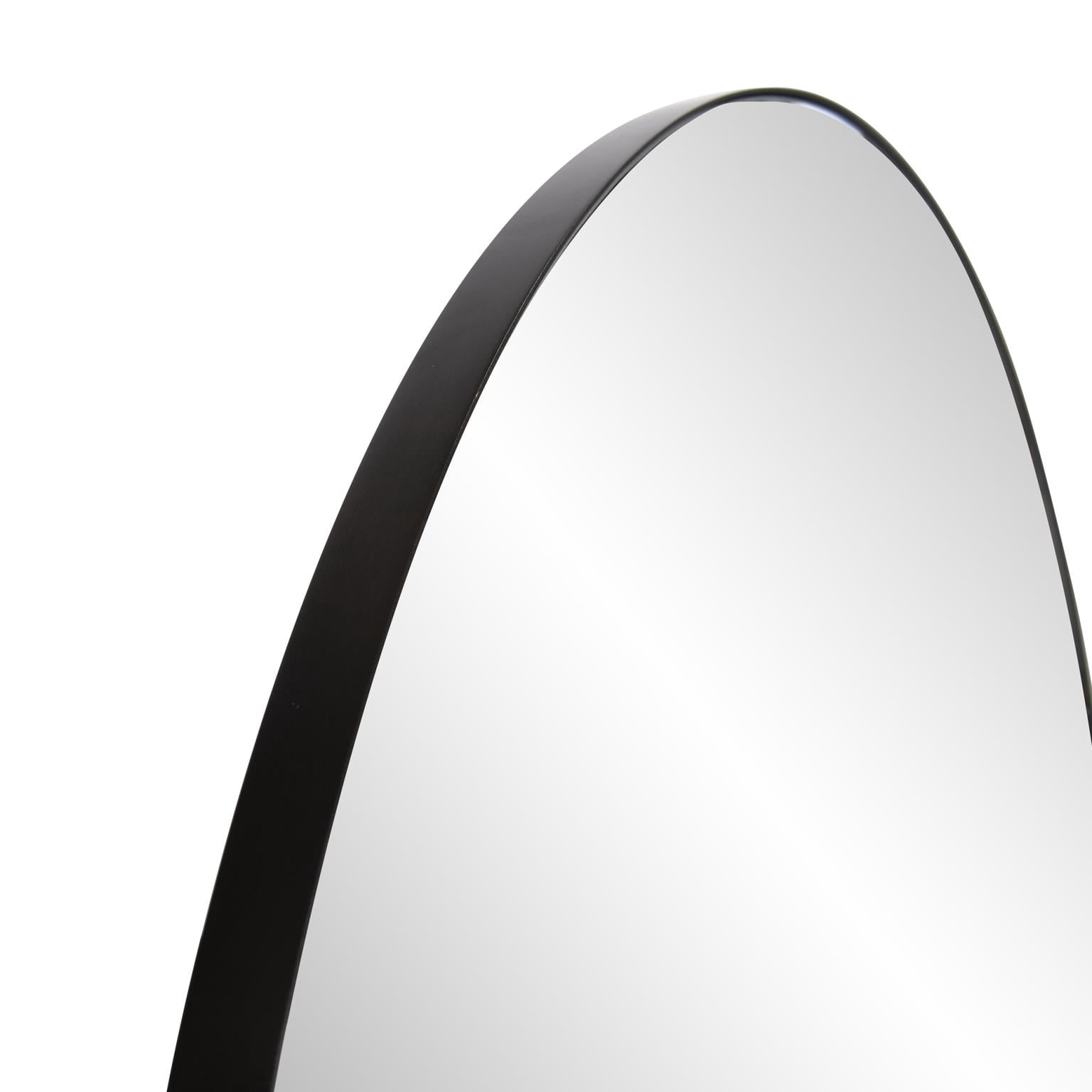 Tyler Dillon Stainless Steel Framed Wall Mirror, Van Buren Collection