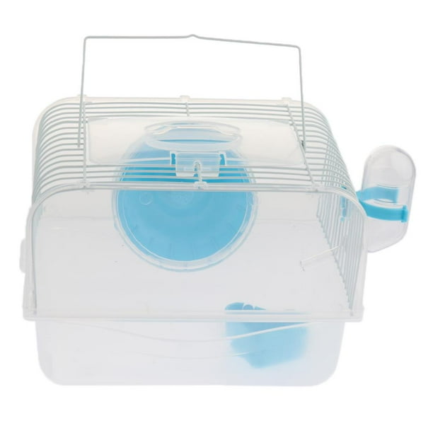 Casa de plástico para hámster Ratón Castillo Caja Hábitat Ratones Jaula para Azul Yuyangstore jaula de hámster grande