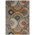 thumbnail image 2 of Superior Medallion 8' x 10' Non-Slip Indoor Outdoor Area Rug, Rugs For Living Room Patio Porch,Black, 2 of 7