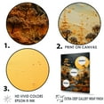 thumbnail image 3 of Designart "Moonlit Zen Garden: Golden Japan I" Japan Art Floater Framed Wall Decor, 3 of 5