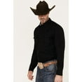 thumbnail image 2 of Cody James Men's Wooly Mammoth Solid Long Sleeve Snap Western Shirt - CJHO22W11-BLK Medium, 2 of 4