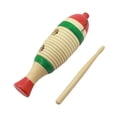 thumbnail image 2 of Percusión De Mano Guiro En Forma De Pez De Madera Para Juguetes Musicales Para Nios Sunnimix Forma de pescado de madera Guiro, 2 of 8