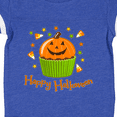 thumbnail image 4 of Inktastic Happy Halloween- cute pumpkin cupcake Boys or Girls Baby Bodysuit, 4 of 5