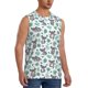 thumbnail image 2 of Fotbe Bears and Tropical Leaves Men's Camiseta sin Mangas Estampada para Hombres, Playera Casual para Gimnasio, Entrenamiento, Playa-Large, 2 of 7