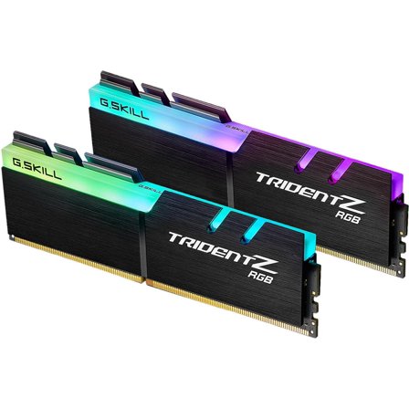 G.SKILL TridentZ RGB Series 32GB (2 x 16GB) 288-Pin PC RAM DDR4 3600 (PC4 28800) Desktop Memory Model F4-3600C16D-32GTZRC