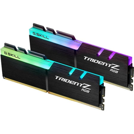 G.SKILL TridentZ RGB Series 32GB (2 x 16GB) 288-Pin PC RAM DDR4 4400 (PC4 35200) Desktop Memory Model F4-4400C19D-32GTZR