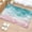 Teal Pink, variant on Orange Navy Blue Ombre Area Rugs 2x3 for Living Room, Abstract Beach Waves Gradient Non Slip Washable Rug Runner, Low Pile Indoor Floor Carpet Mat Bathroom Rugs for Bedroom, Kids Room