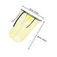 thumbnail image 2 of BESTYASH 2Pcs Soccer Goal Target Net Nylon Yellow For Multifunctional Training Tool, 2 of 8