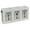 White, variant on Wood Flatware Organizer, Rustic Utensil & Silverware Holder for Forks, Spoons, Knives, Farmhouse Kitchen Cutlery Caddy Bin Countertop, 1 Pcs, 11.81x3.43x5.51"