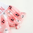 thumbnail image 7 of qiiinnHk Halloween Outfits for Baby Girls Ghost Pumpkin Bubble Romper Short Sleeve Smocked Bodysuit with Headband Clothes 3-6 Months,Red, 7 of 7