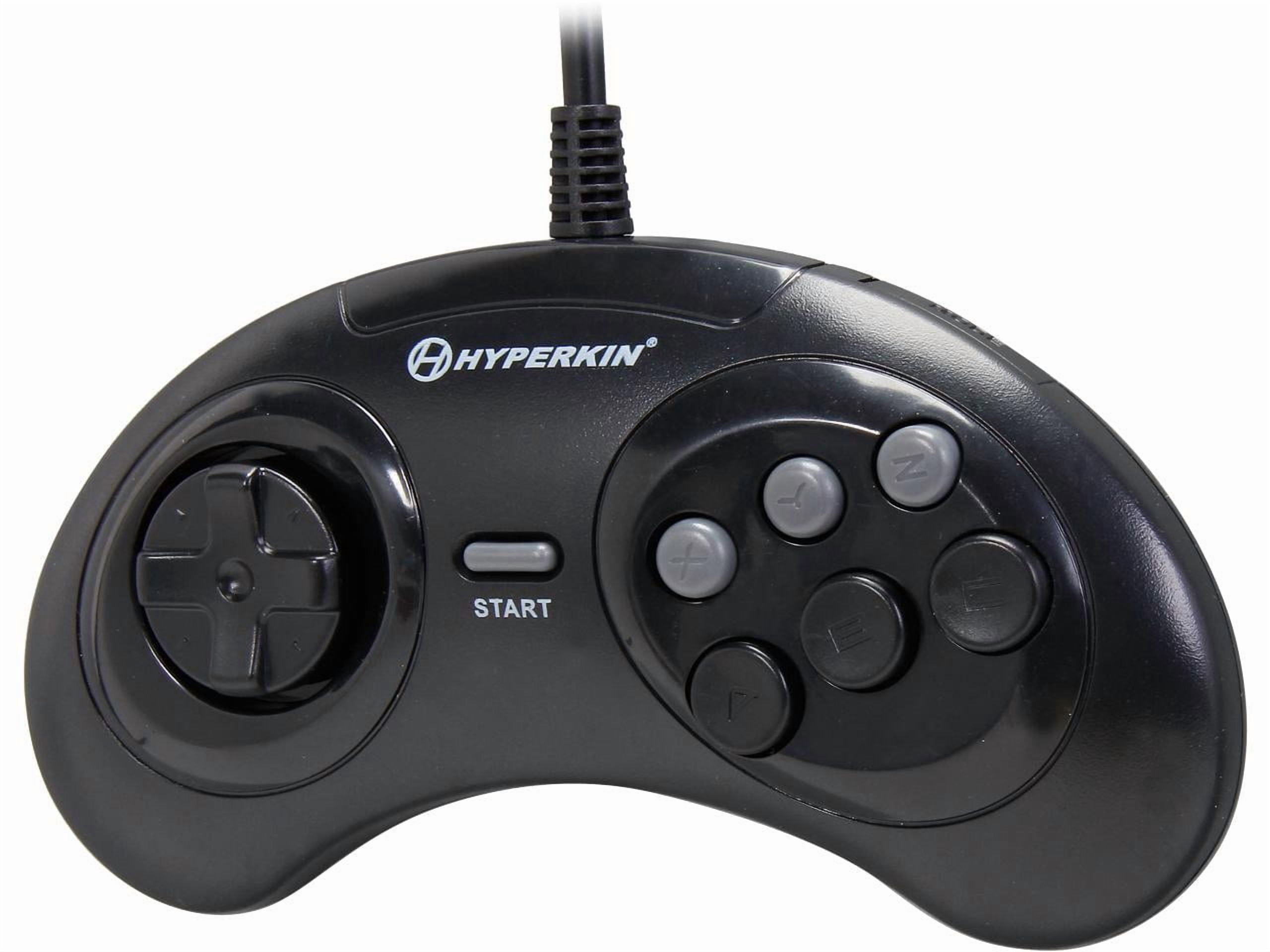 Sega Genesis Mini + Hyperkin M07016 GN6 Wired Controller for Sega Genesis