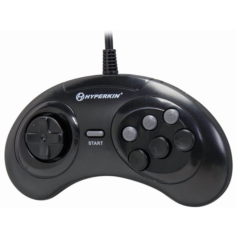 Sega Genesis Mini + Hyperkin M07016 GN6 Wired Controller for Sega