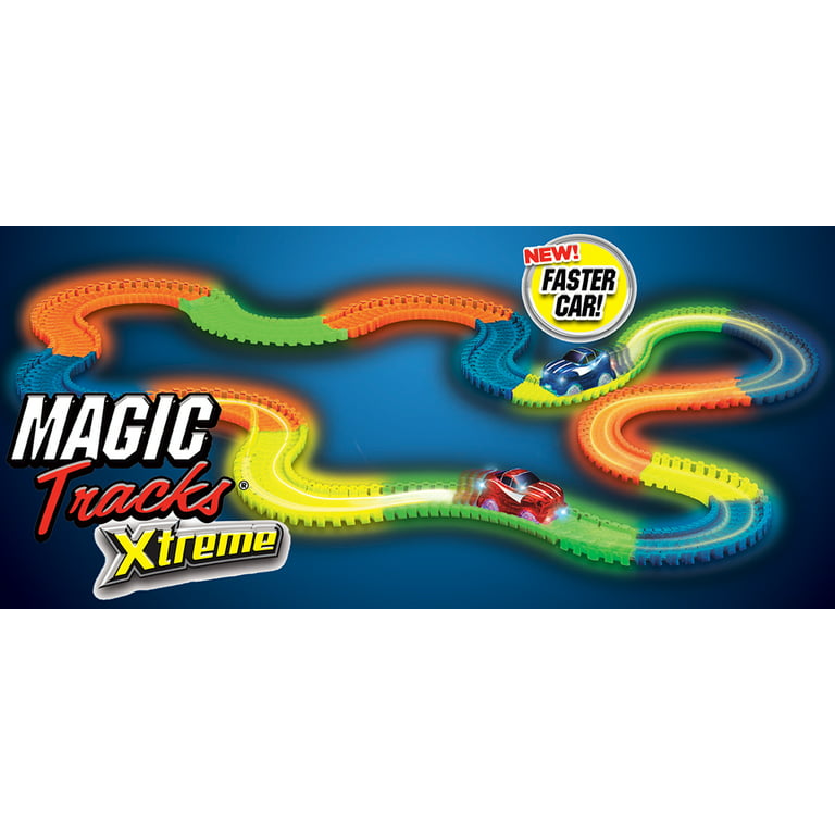 Ontel Magic Tracks The Amazing Racetrack That Can Bend, Flex and Glow - As  Seen On TV Multicolor, 11
