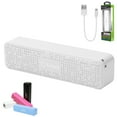 thumbnail image 2 of Cellet 2000mAh Power Bank Portable Charger Compatible with Android and Apple Devices - White, 2 of 10