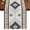 Brown Teal, variant on Brown Beige Boho 36 Inch Table Runner, Vintage Ethnic Tribal Southwestern Farmhouse Dresser Scarf Cotton & Linen Tablerunner for Dining/Kitchen Island/Holiday Party Décor Small 13" x 36"