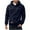 01 Navy, variant on Awdenio Mens Sweatshirt Long Sleeve Athletic Fashion Pullover 1/4 Zip Tactical Workout Fit Jacket Sweatshirts with Pockets
