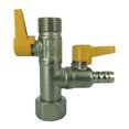 thumbnail image 1 of Válvula de tres vías Conexión 1/2 T Teleducha y rociador Desviador en T Cierre de brazo de ducha de latón Adaptador para grifo, (4 puntos directo directo uno interior otro exterior un grifo con bo, 1 of 5
