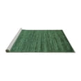 thumbnail image 2 of Ahgly Company Machine Washable Indoor Rectangle Abstract Turquoise Blue Modern Area Rugs, 8' x 12', 2 of 4
