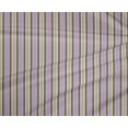 thumbnail image 4 of oneOone Polyester Lycra Light Purple Fabric Stripes Craft Projects Decor Fabric Printed By The Yard 56 Inch Wide, 4 of 4