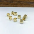 thumbnail image 6 of SIEYIO 20pcs Round/Square Brass End Strain Isolate Beads for Paracord Jewelry Making, 6 of 17