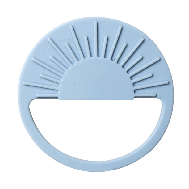 Dientes de bebé Molar de silicona Chupete de Molar Calmante Juguete Reutilizable Reutilizable Reutilizante Masaje Peluquero Durmiendo Pulsera 001 Sky Blue Speravity BA002045-08