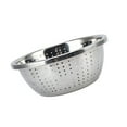 thumbnail image 1 of Stainless Steel Colander, Multifunction Kitchen Strainer With Drain Holes Durable Vegetable Washing Basket For Kitchen Household, 1 of 8