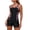 Pink, variant on Women's Athletic Swimsuit Crew Neck Print Patchwork One Piece Bathing Suit With Boyleg Shorts Slimming Swimwear (XL, White)