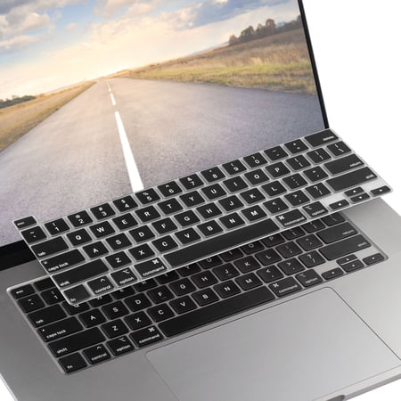 Insten Keyboard Cover Protector Compatible with 2020 Macbook Pro 13   Ultra Thin Silicone Skin  Tactile Feeling  Anti-Dust  Black price history on PriceWatchPro