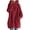 Red, variant on Fesfesfes Coat for Women Solid Color Hoodie Zipper Long Sleeve Sweatshirts Long Coat Tops With Pockets Sale Items